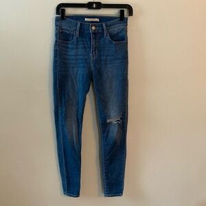 Levi 720 high rise super skinny jeans